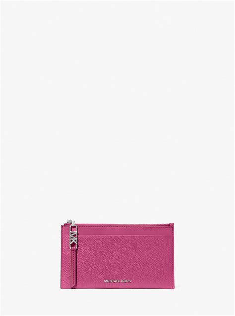 michael kors pebbled card case